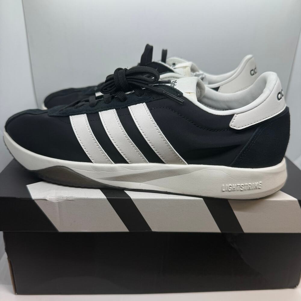 Adidas Run 76/26 Running Sneakers Men's US 9 Black lightstrike Low Top HQ2338